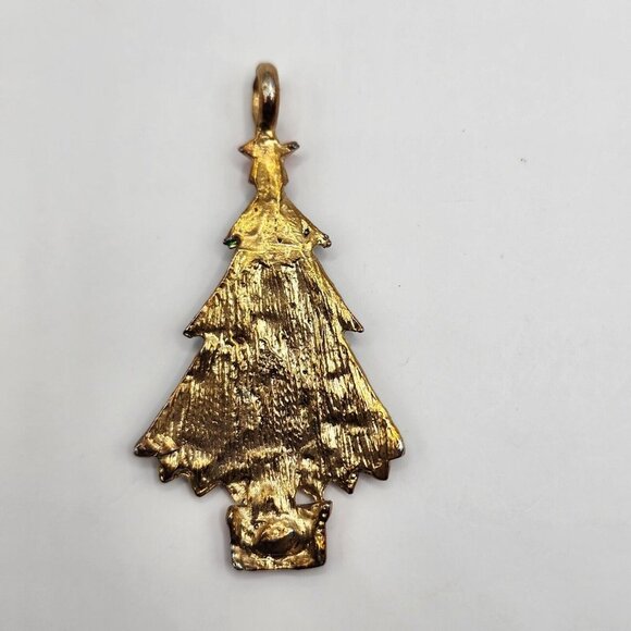 Enamel Christmas Tree Pendant - Picture 2 of 4